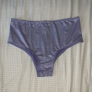 Purple sparkly bottoms